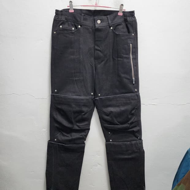 파아카이브 레이어드 이펙트 흑청바지 s