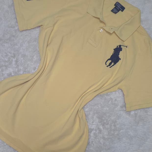 폴로 네이비빅포니 연노랑 카라반팔 XL(18~20)