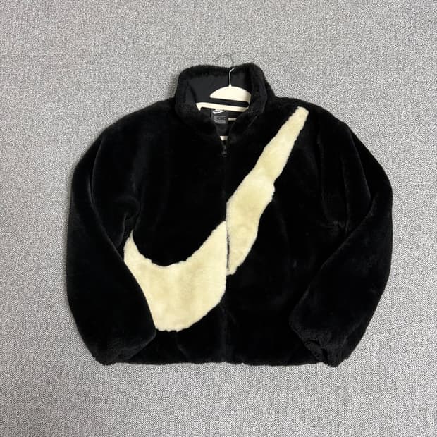 나이키 빅스우시 퍼자켓 블랙 우먼스 M