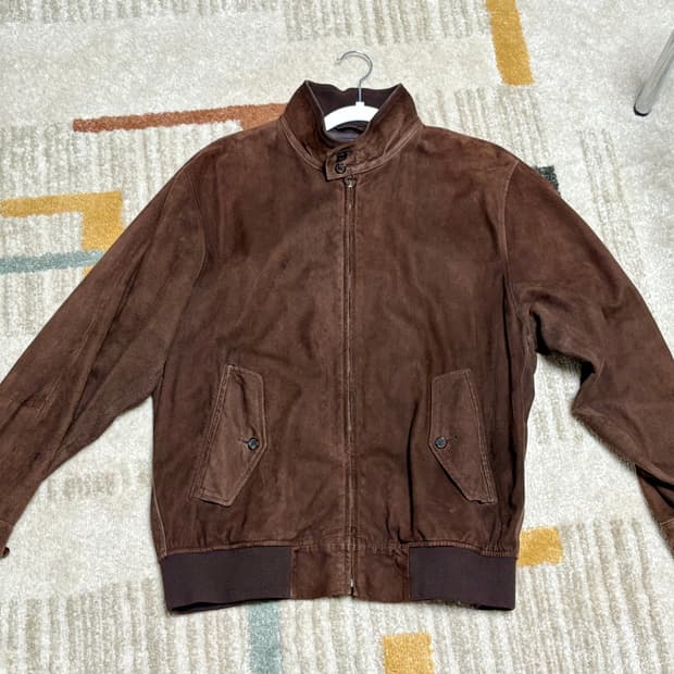 폴로 랄프로렌 스웨이드 웨스턴 블루종