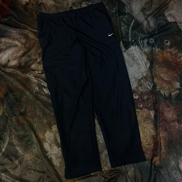 나이키 빈티지 올드스쿨 블랙스우시트랙팬츠 L