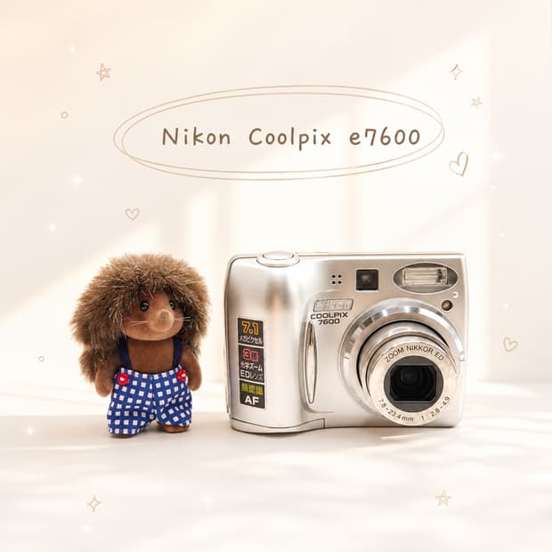 미품✨️똑딱이디카🍒 니콘 쿨픽스 7600 실버 ✨