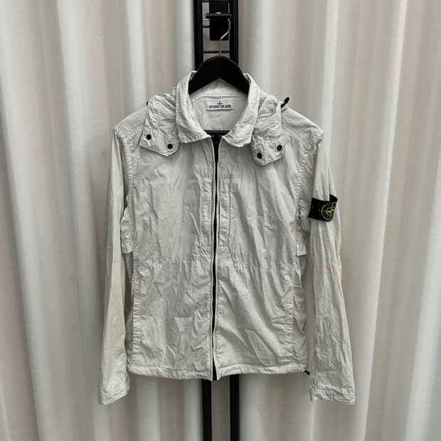 스톤아일랜드 포플린 후드 바람막이 ( M )