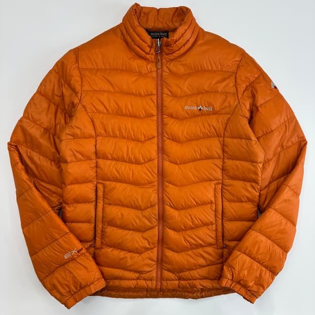 Mont-bell 몽벨EX800 구스다운 라이트웨이트 오렌지 패딩