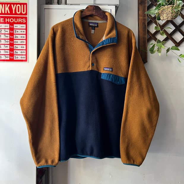 [M]파타고니아 신칠라 브라운 네이비 아노락 플리스