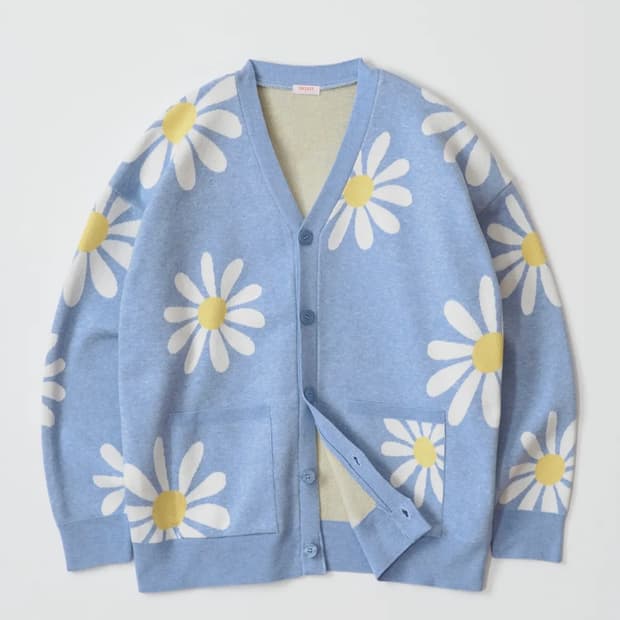 테이크이지 플라워 가디건 봄 가디건 
