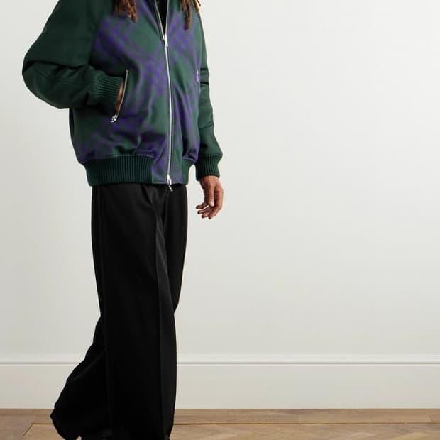 버버리 리버시블 봄버 L