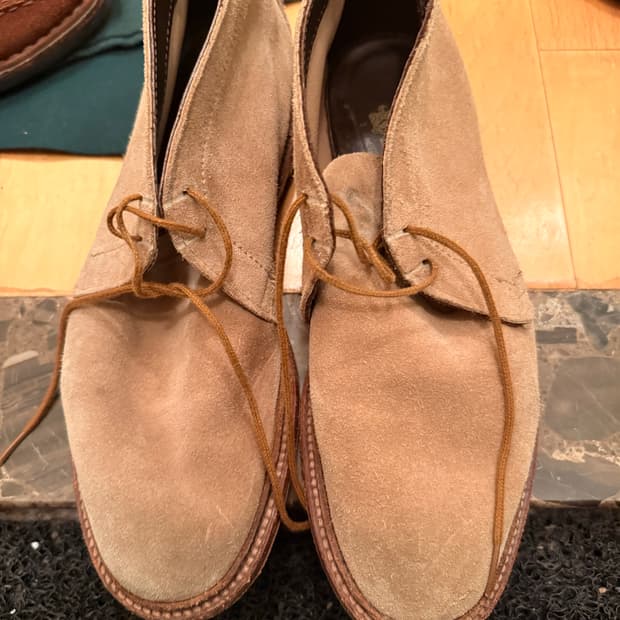 알든 스웨이드 처카 부츠 7.5 d