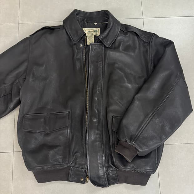 90’s 빈티지 L.L Bean 염소가죽 A2 자켓 XL