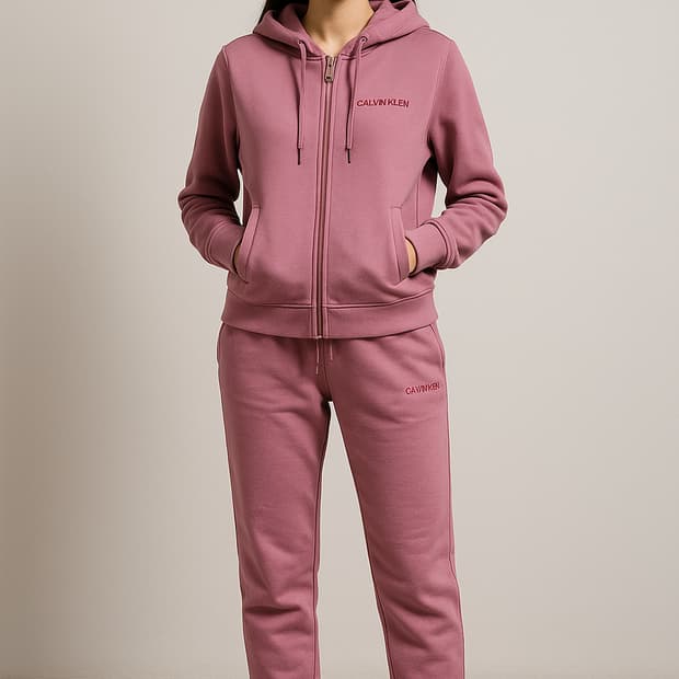 ck 캘빈클라인. 여자 기모 트레이닝 셋업_L