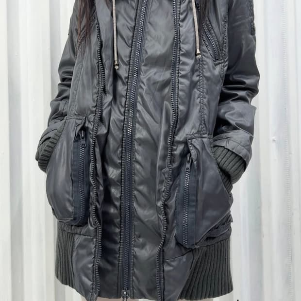 Ghost Of Harlem muti-zip coat