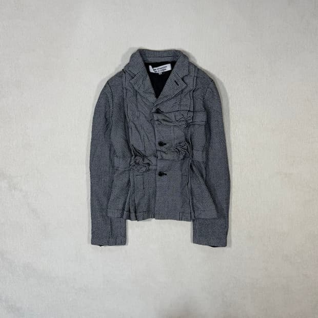 Houndstooth Corsage Design Jacket