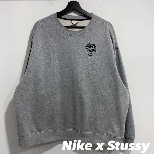 나이키x스투시 맨투맨