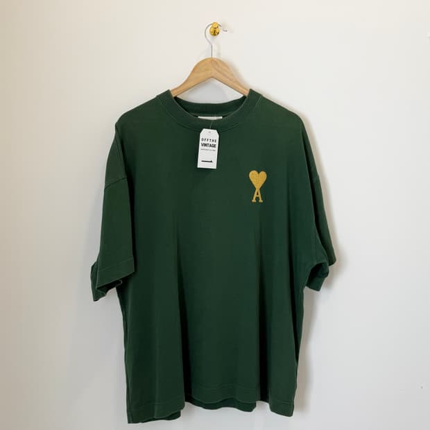 아미 골드빅하트 반팔티 그린