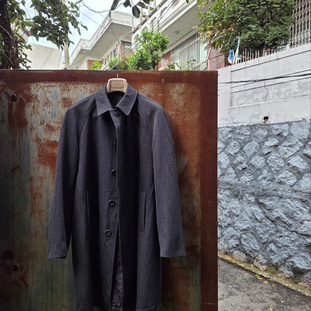 던힐 커버트울 래글런코트 