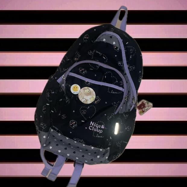 빈티지 갸루 키치 백팩