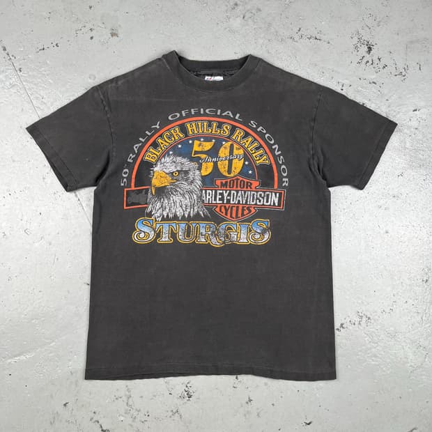 빈티지 할리데이비슨 50주년 sturgis 반팔