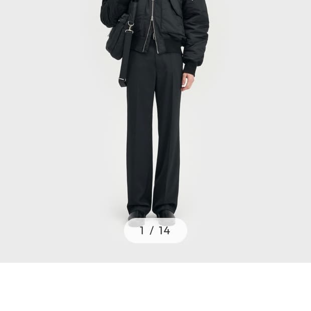 벨리에 랜더플라이트자켓 105 블랙