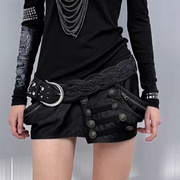 나폴레옹 디테일 스커트