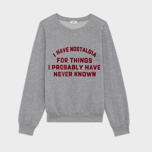 [BTS 지민님 착용] 셀린느 20ss 노스탤지아 스웻셔츠