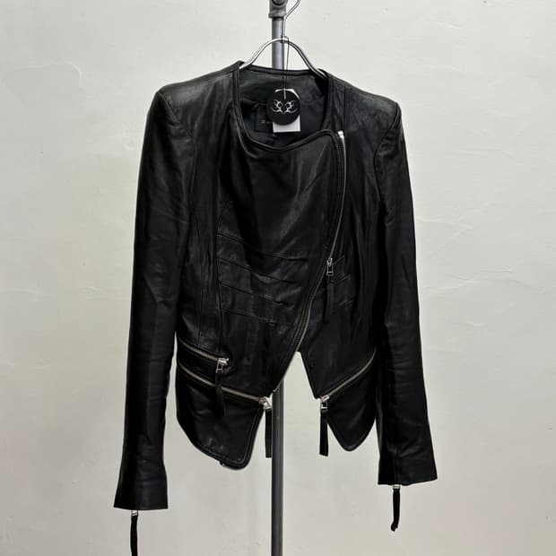 빈티지 가죽 자켓