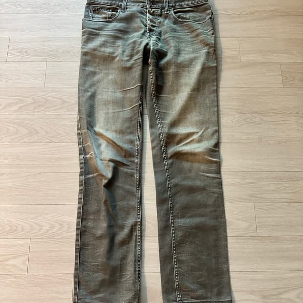Gucci vintage distressed denim