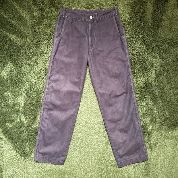 [S] 00s BAPE 베이프 핸드 다잉 코튼 워크팬츠