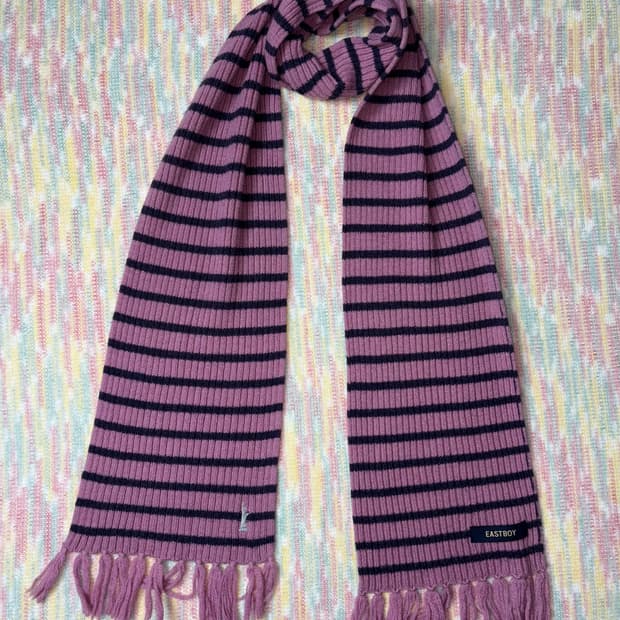 east boy 핑크 퍼플 머플러