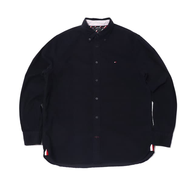 TOMMY HILFIGER 다크네이비 코듀로이 셔츠 size M