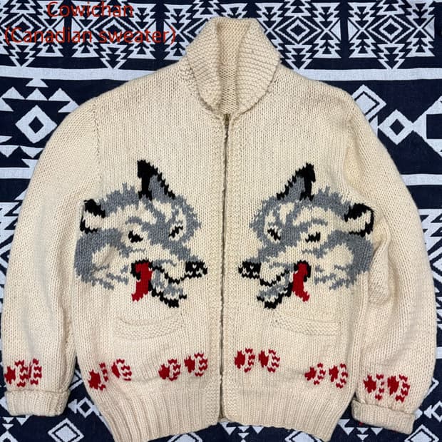 1950‘s Wolf Cowichan 늑대 코위찬 XXL