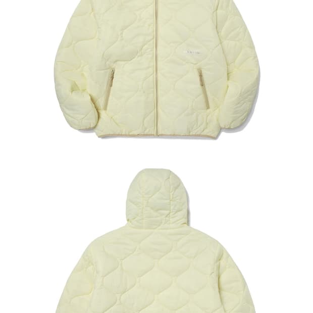 위캔더스 경량패딩 옐로우 L