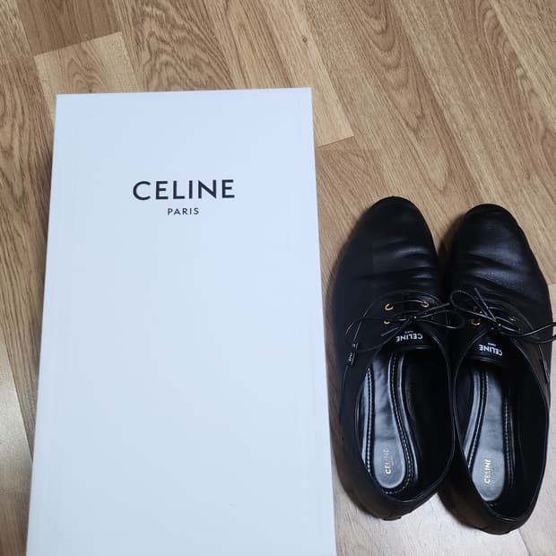 26ss celine 발레 레이스업 슈즈 42.5