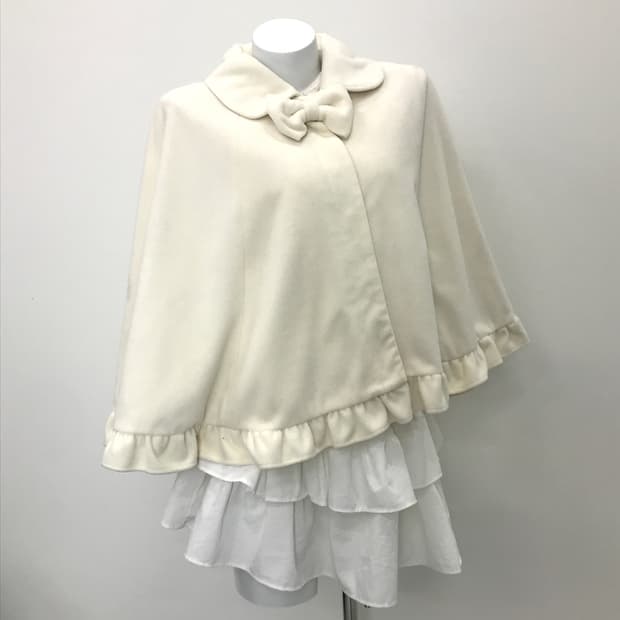  'LIZ LISA' Archive Big Ribbon Cape Coat