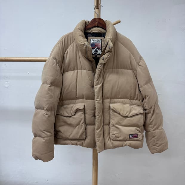 펜필드 X 프리즘웍스 코듀로이 숏패딩 다운점퍼 XL J27