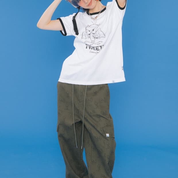 [FANCY X TW] 스위티 패턴 카고 팬츠 (KHAKI)