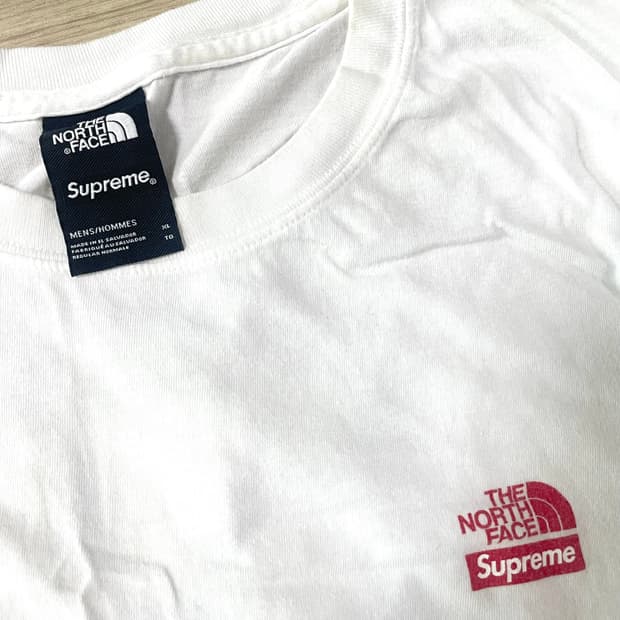 supreme northface  t-shirt