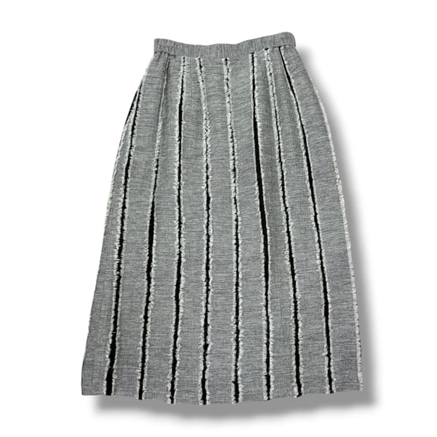 JPN 데끼 그레이 롱스커트