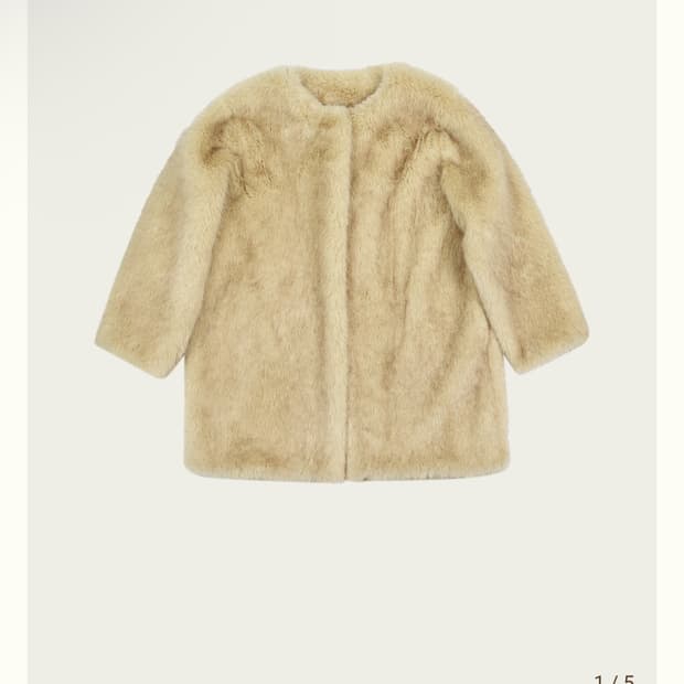 구매)리본빛 퍼자켓