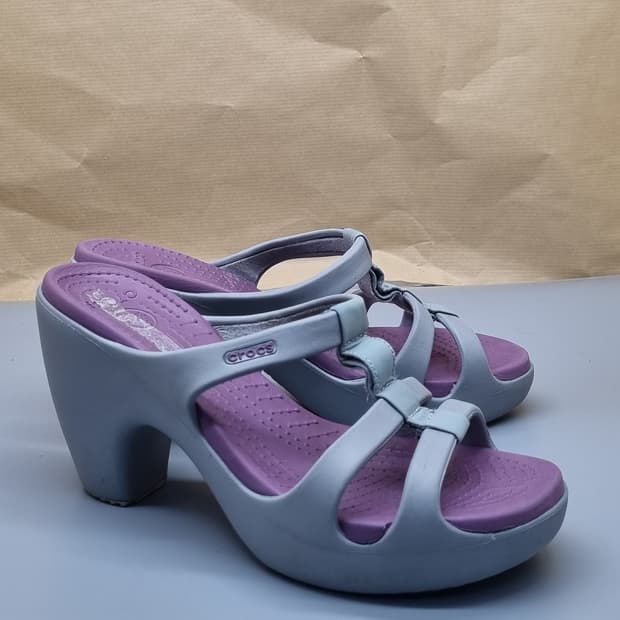 크록스 사이프러스 여성힐w6 230 굽9