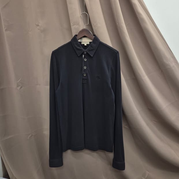 버버리 긴팔 카라티 M