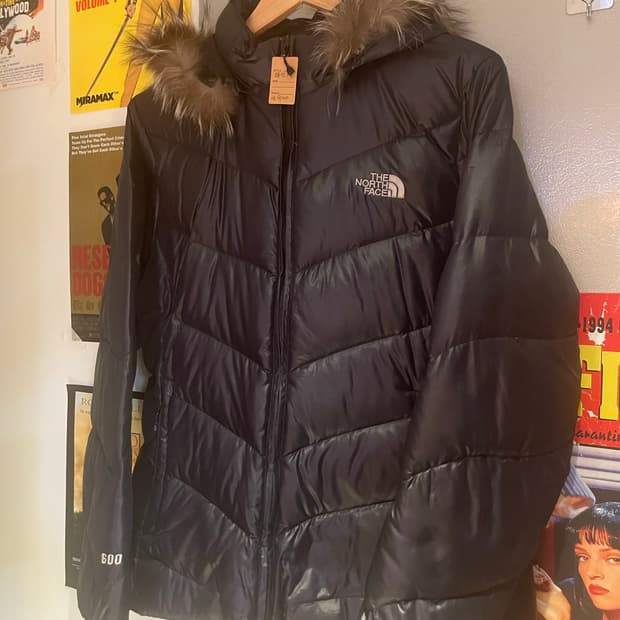 노스페이스 600 구스다운 패딩