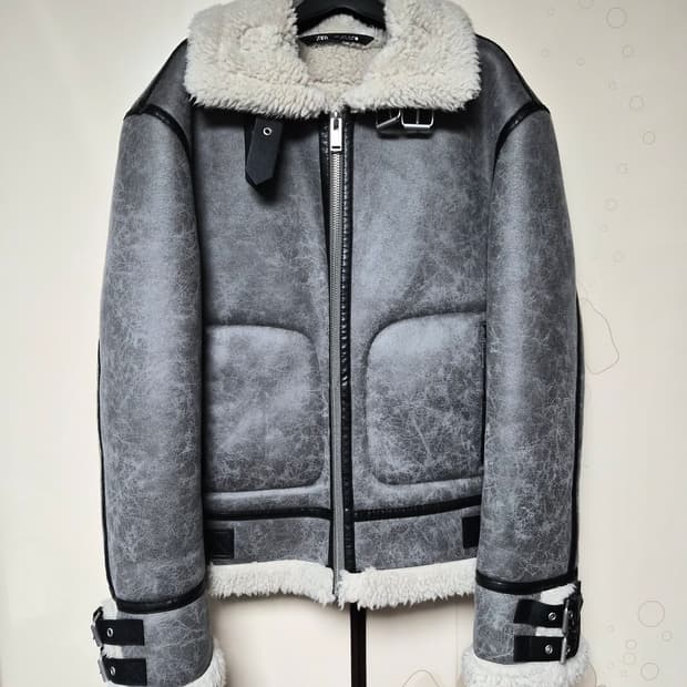 ZARA 여성 인조가죽 무스탕 자켓 S size