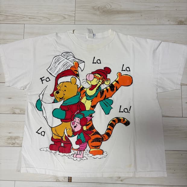 90s 곰돌이푸 빈티지 티셔츠