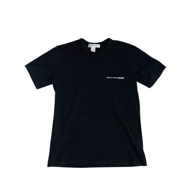 L) 꼼데가르송 셔츠 CDG 로고 반팔 티셔츠