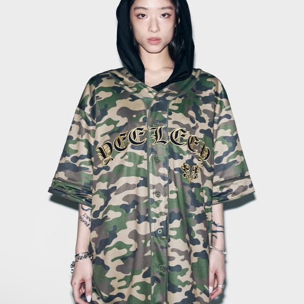 YEEL LEEY 카모 베이스볼 자켓 