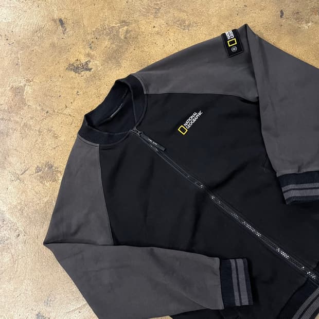 [정품/XL] 내셔널지오그래픽 배색 봄버 자켓 b19
