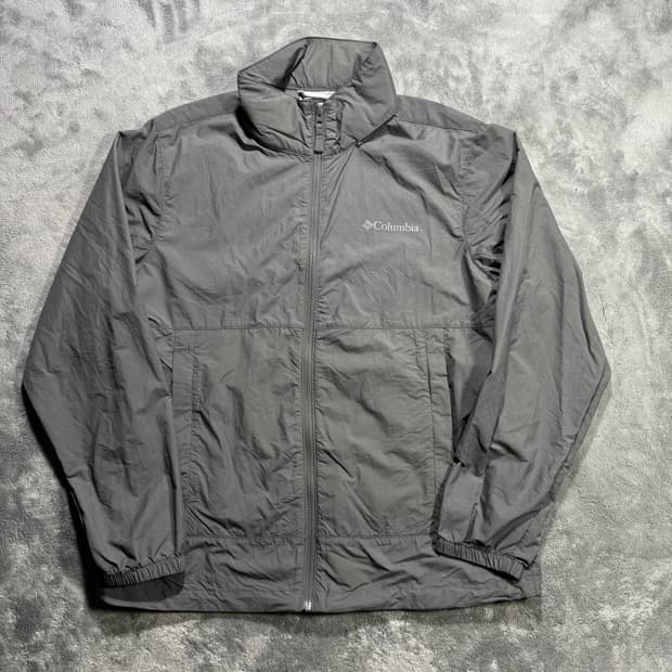 컬럼비아 그레이 경량바람막이