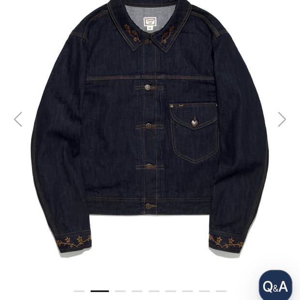 [Lee X Saytouche] 카우보이 셀비지 데님 자켓 인디고 로우