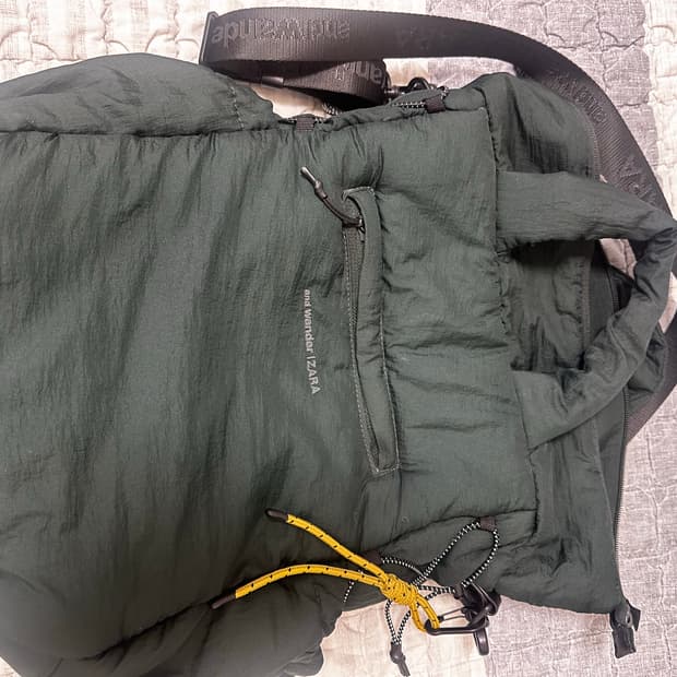 자라 앤드원더 콜라보 2WAY 패딩 가방