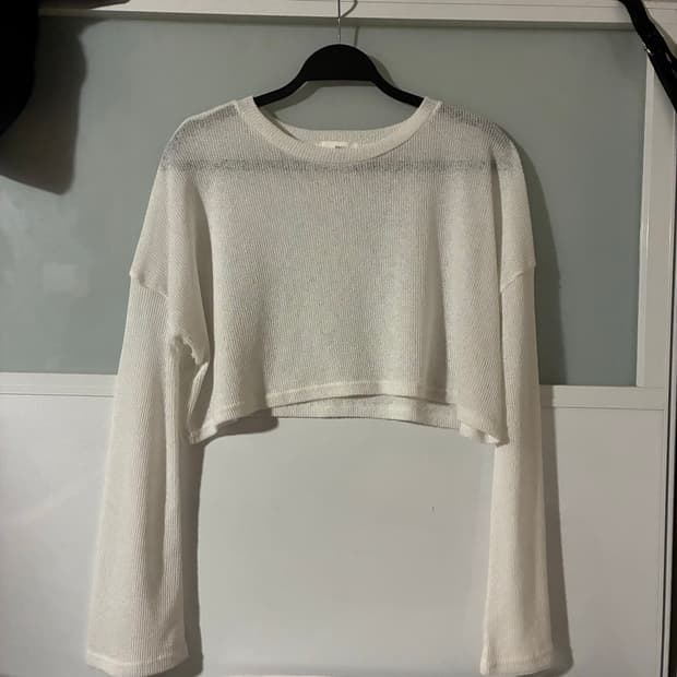 See-through summer white sleeve
